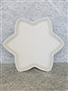 Bisque 6 Point Star Plate (Unpainted, ready for glaze)