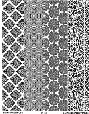 ACW Voyager Full Length Texture Sheet, 10" x 2" designs