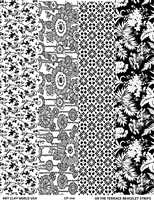 ACW On The Terrace Full Length Texture Sheet, 10" x 2" designs