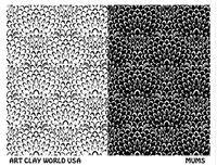 Mums Low Relief Texture Plate 5.5x4.25
