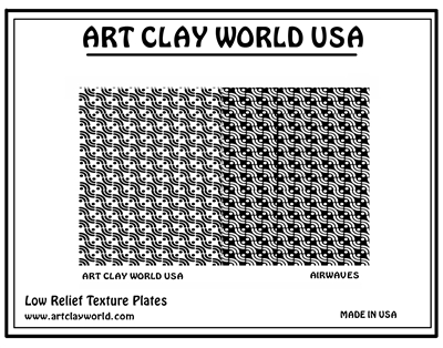 Airwaves Low Relief Texture Plate