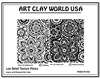 Jill Mackay Mandala Low Relief Texture Plate 5.5x4.25