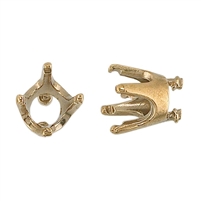 3mm bronze embeddable setting 5pc