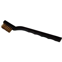 Short Brass Brush w/ Plastic Handle