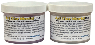Silicone Mold Mix - 6-8 month shelf-life - (2 x 5 oz jars)