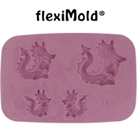 Dragon Mold flexiMold&reg 3 Sizes