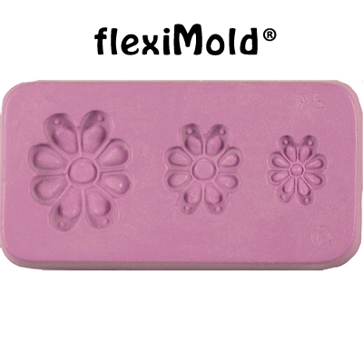 Daisies with Joining Holes flexiMold&reg