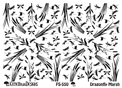 flexiStamp Dragonfly Marsh