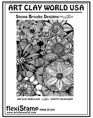 flexiStamp Shona Brooks Happy Blossom