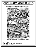 flexiStamp Shona Brooks Paisley Power