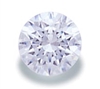 White Round Cut CZ- 5pc. 4mm