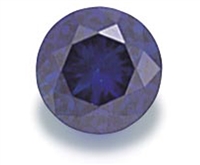 Dark Blue Round Cut CZ 5mm