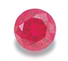 Ruby Round Cut CZ (5pc.) 3mm