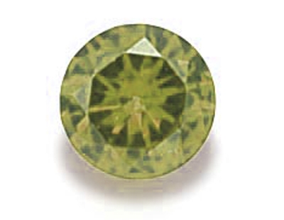 Peridot Green Round Cut CZ - 5pc. 3mm