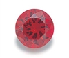 Garnet Round Cut CZ - 5 pcs. 2mm