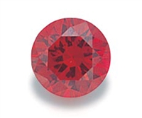 Garnet Round Cut CZ - 5 pcs. 2mm