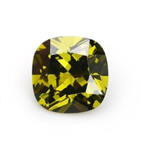 Peridot 12mm Cushion CZ (1pc.)