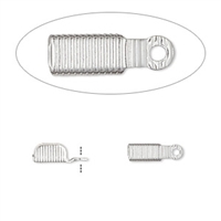 Silver Plated U-Shaped Cord Ends