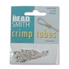 Silver Plated 2x2mm Crimp Tubes - 100pc