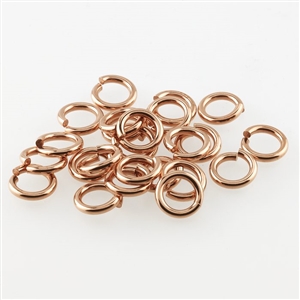 6mm 18 gauge Copper Jump Ring, 50pc