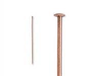 Antique Copper Headpin 2in 24gg - 50pc