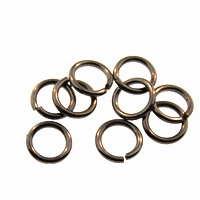 Gunmetal 6mmID 18gg Jump Ring 50pc