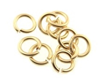Matte Gold Color 6mm Jump Rings 70pc