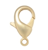 Matte Gold Color 12x7mm Lobster Clasps 10pc