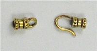 Gold Filled 5mm Crimp Hook and Eye 1set