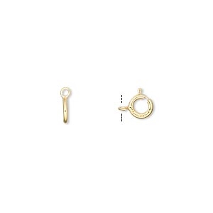 Gold Filled 5mm Spring Rings 2pc