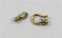 Gold Filled 3mm Hook and Eye 1 set