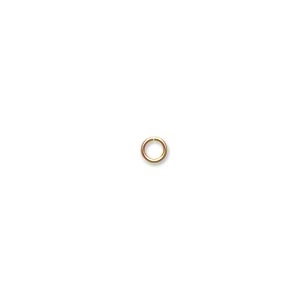 Gold Filled 4mm Split Jump Rings 4pc