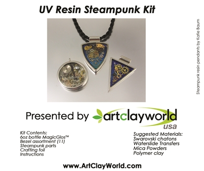 Steampunk UV Resin Pendant Kit