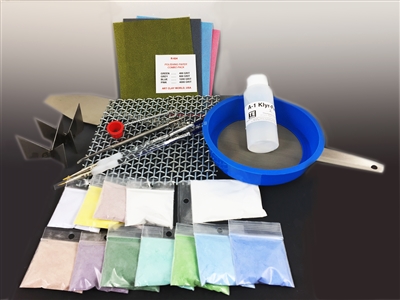 Deluxe Enameling on Metal Clay Kit