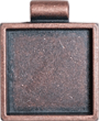 LP Square Bezel - Antique Copper Color