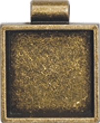 LP Square Bezel - Antique Gold Color