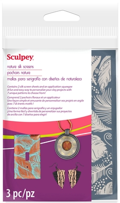 Sculpey Silk Screen Set- Nature