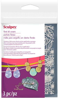 Sculpey Silk Screen Set - Florals