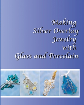 Silver Overlay Jewelry with Glass and Porcelain