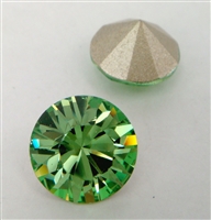 Swarovski 2mm peridot round chaton - 24pc