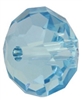 Swarovski Rondelle Bead 12mm - Aquamarine (12pcs)