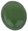 Oval Jade cabochon (8x10mm) (1pc)