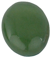 Oval Jade cabochon (8x10mm) (1pc)