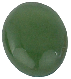 Oval Jade cabochon (8x10mm) (1pc)