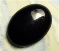 Black Onyx 20mm x 15mm Oval Cabochon