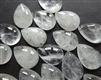 Quartz Cabochon 22x30mm Teardrop