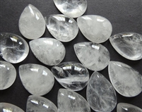 Quartz Cabochon 22x30mm Teardrop