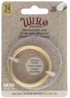 Gold Color Round Wire 24gg 12m