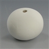 Medium Round Bisque Bead 1"