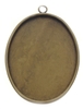 Brass Finish Oval Pendant